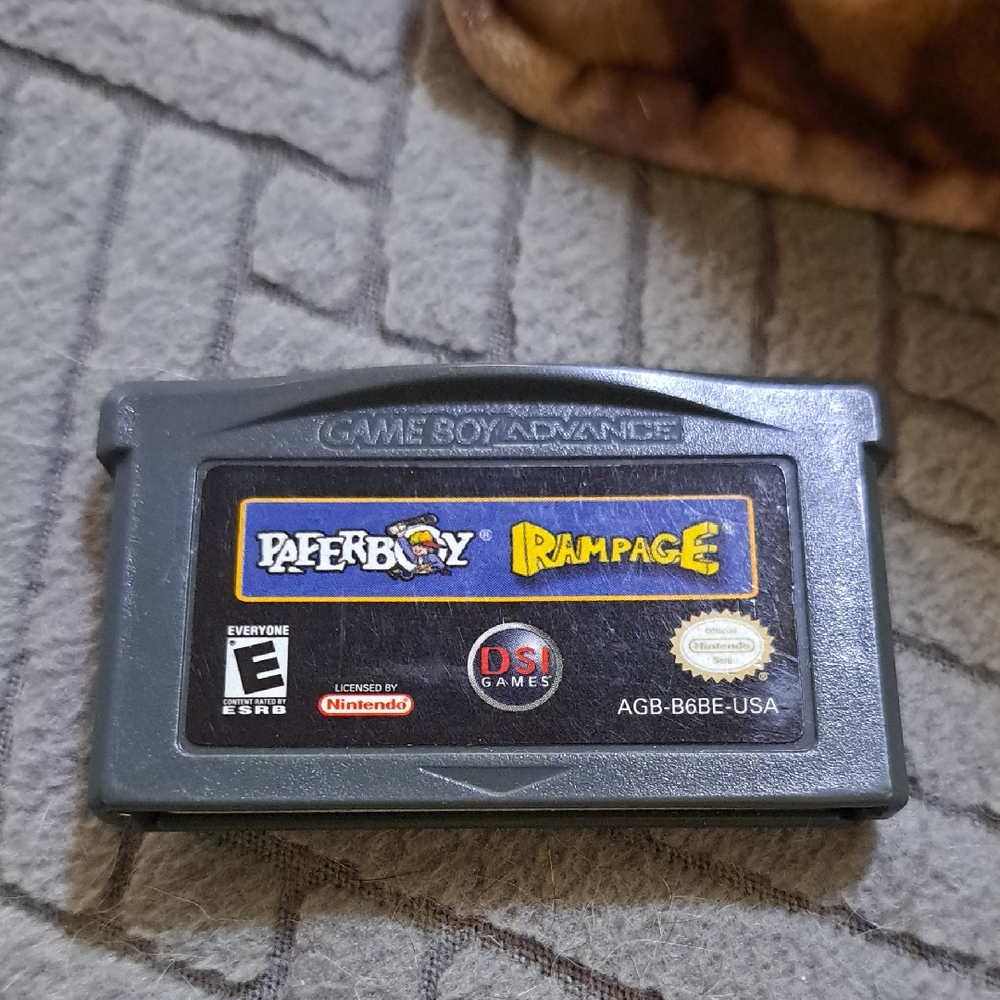 Nintendo Game Boy Advance Rampage Cartridge - Black